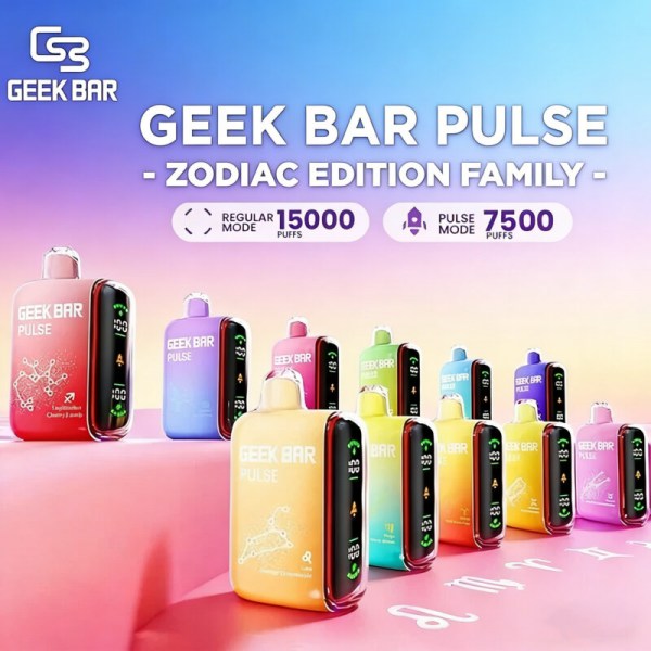     Geek Bar Pulse 15000口拋棄式電子煙 拋棄式電子菸線上